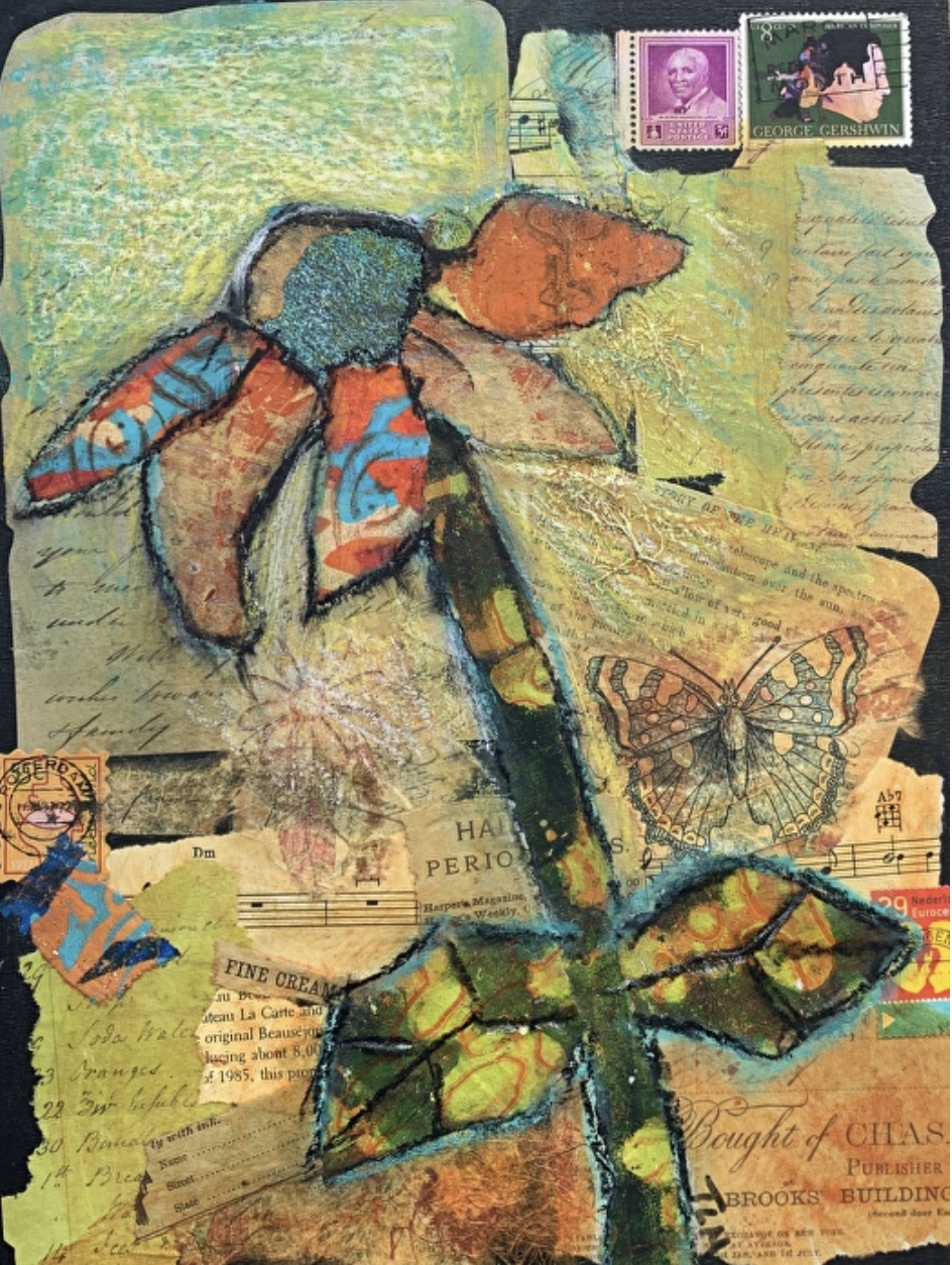 Gelli Printmaking & Collage Art Class