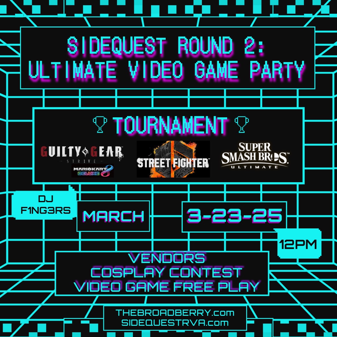 SIDEQUEST ROUND 2: Ultimate Video Game Party