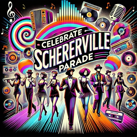 Schererville's "Decades in Motion" Parade cover image