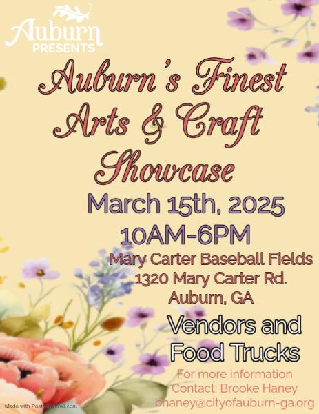 Auburn's Finest Arts and Craft Showcase