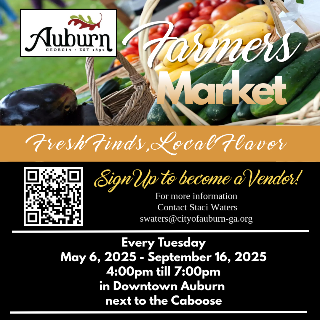 2025 City of Auburn GA Farmers Market