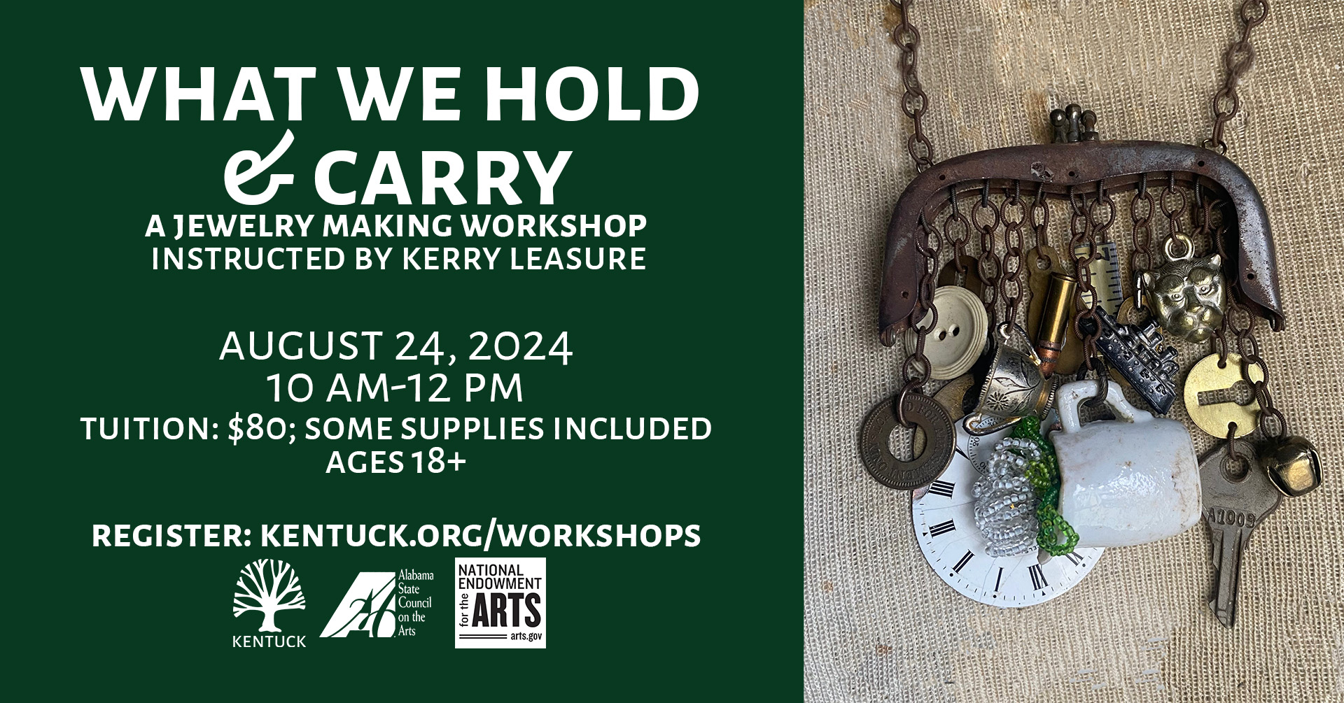 What We Hold & Carry: A Jewelry Making Workshop with Kerry Leasure cover image