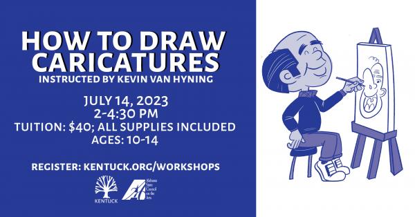 How to Draw Caricatures with Kevin Van Hyning: July 2023