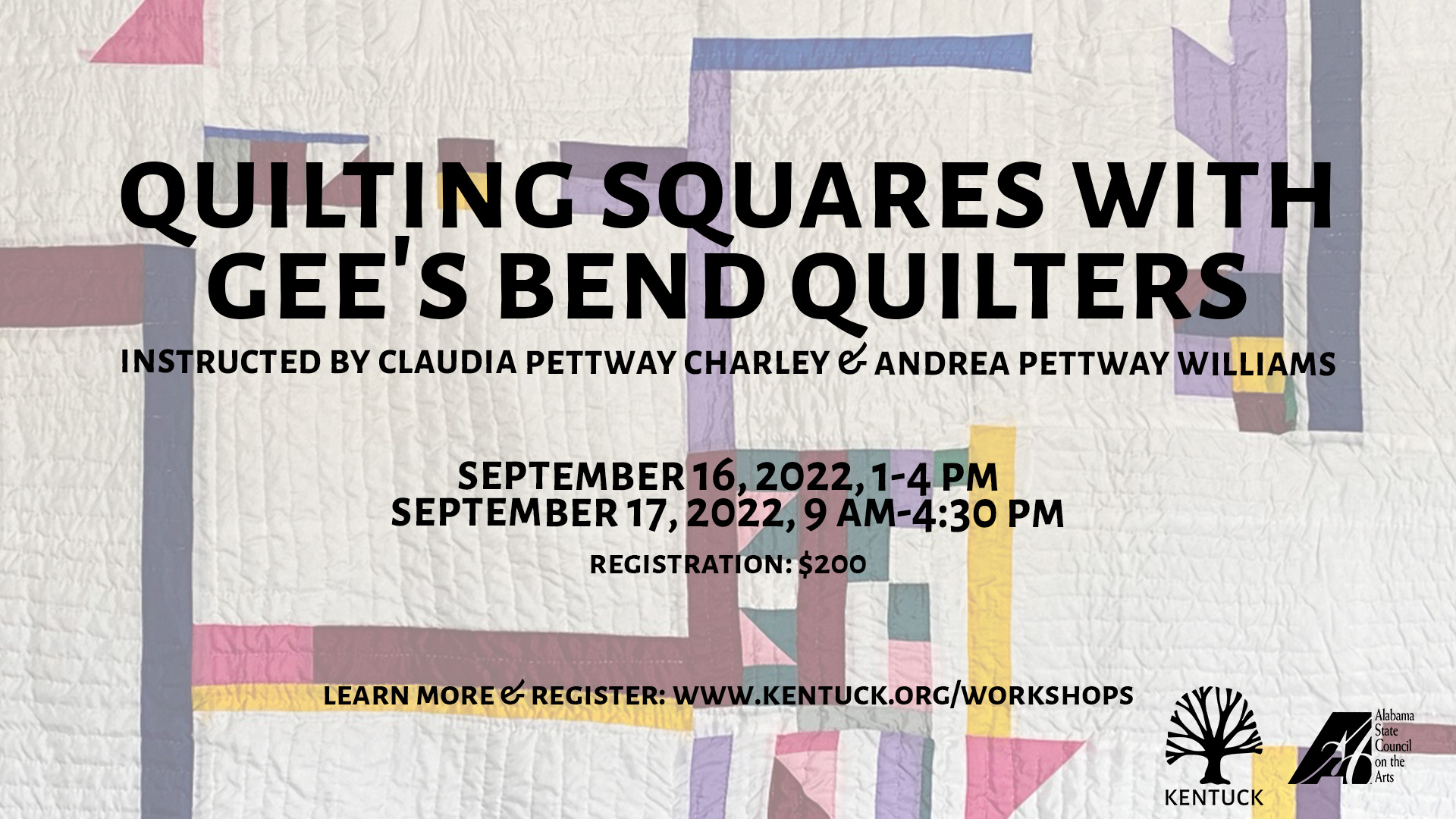 Quilting Squares with Gee's Bend Quilters - Eventeny