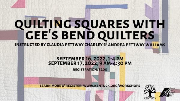 Quilting Squares with Gee's Bend Quilters