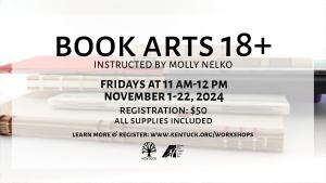 November Registration for Book Arts cover picture