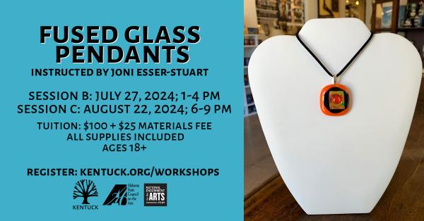 Fused Glass Pendants with Joni Esser-Stuart