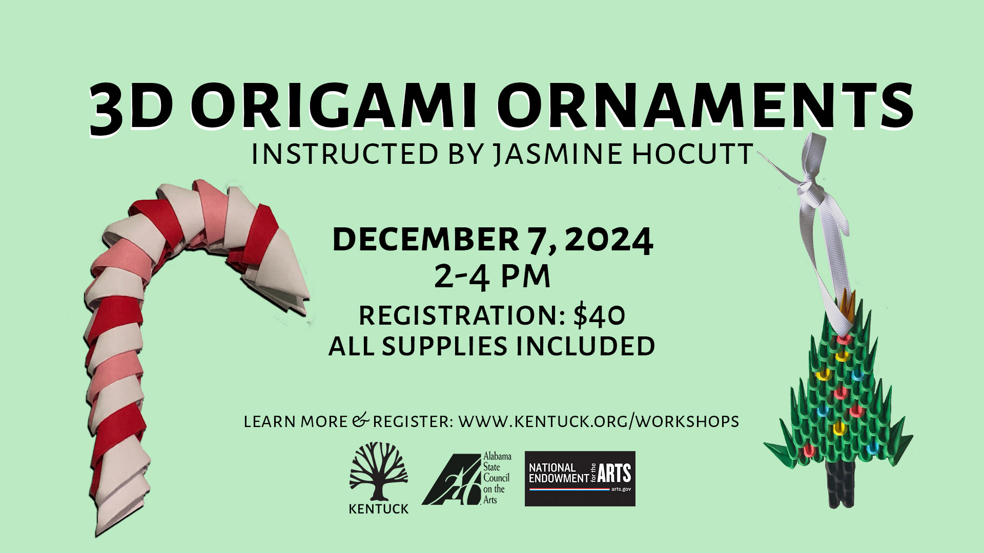 3D Origami Ornaments with Jasmine Hocutt