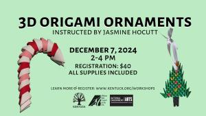 Registration for 3D Origami Ornaments cover picture