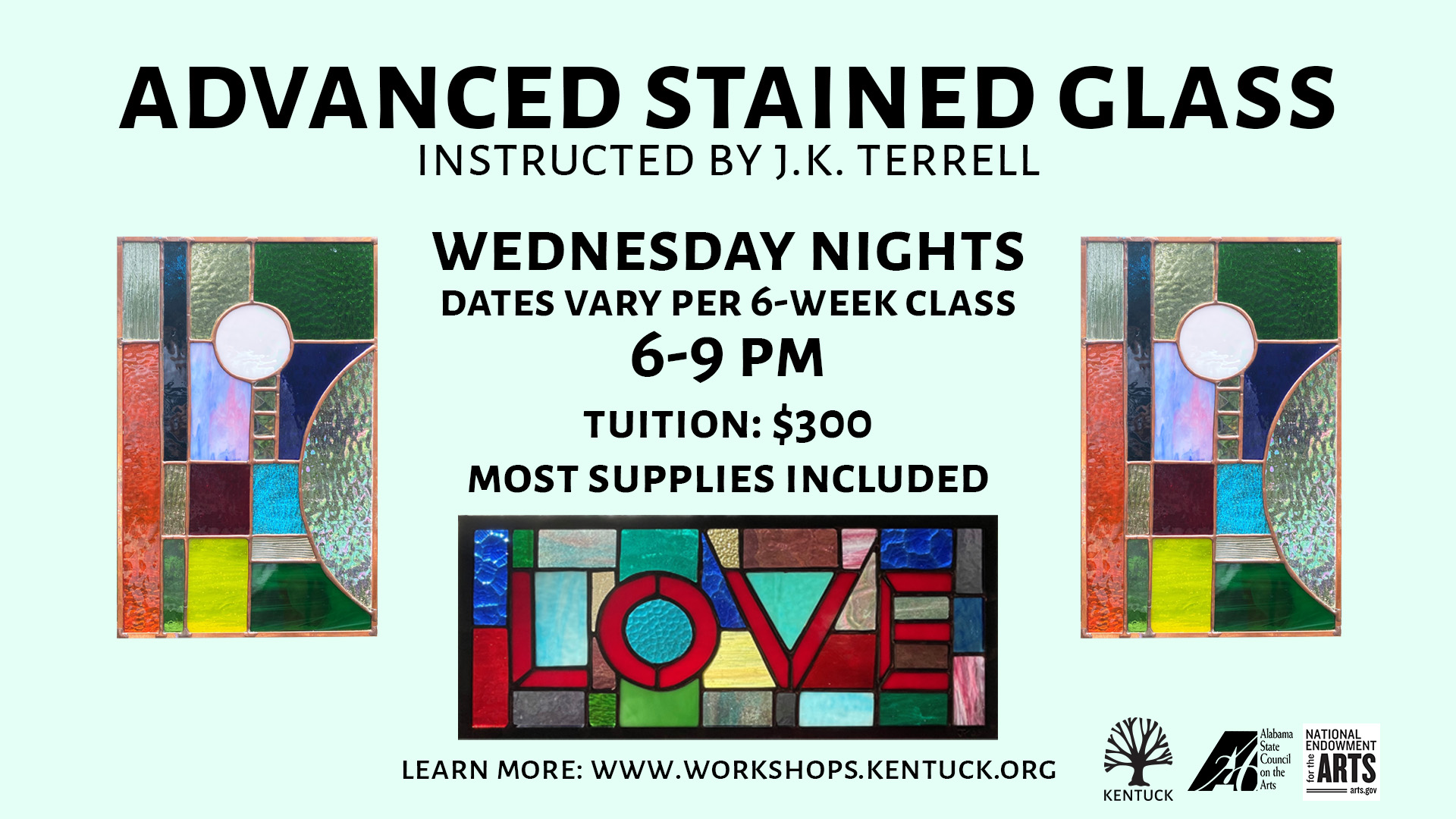 Advanced Stained Glass with J.K. Terrell: 2025