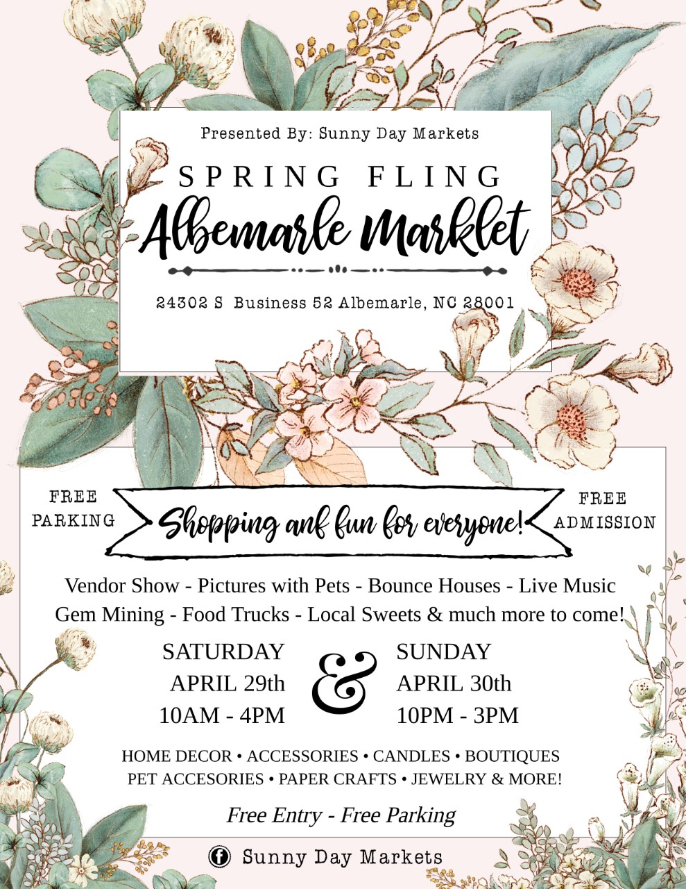 Food/Attractions - Spring Fling Albemarle Market - Eventeny