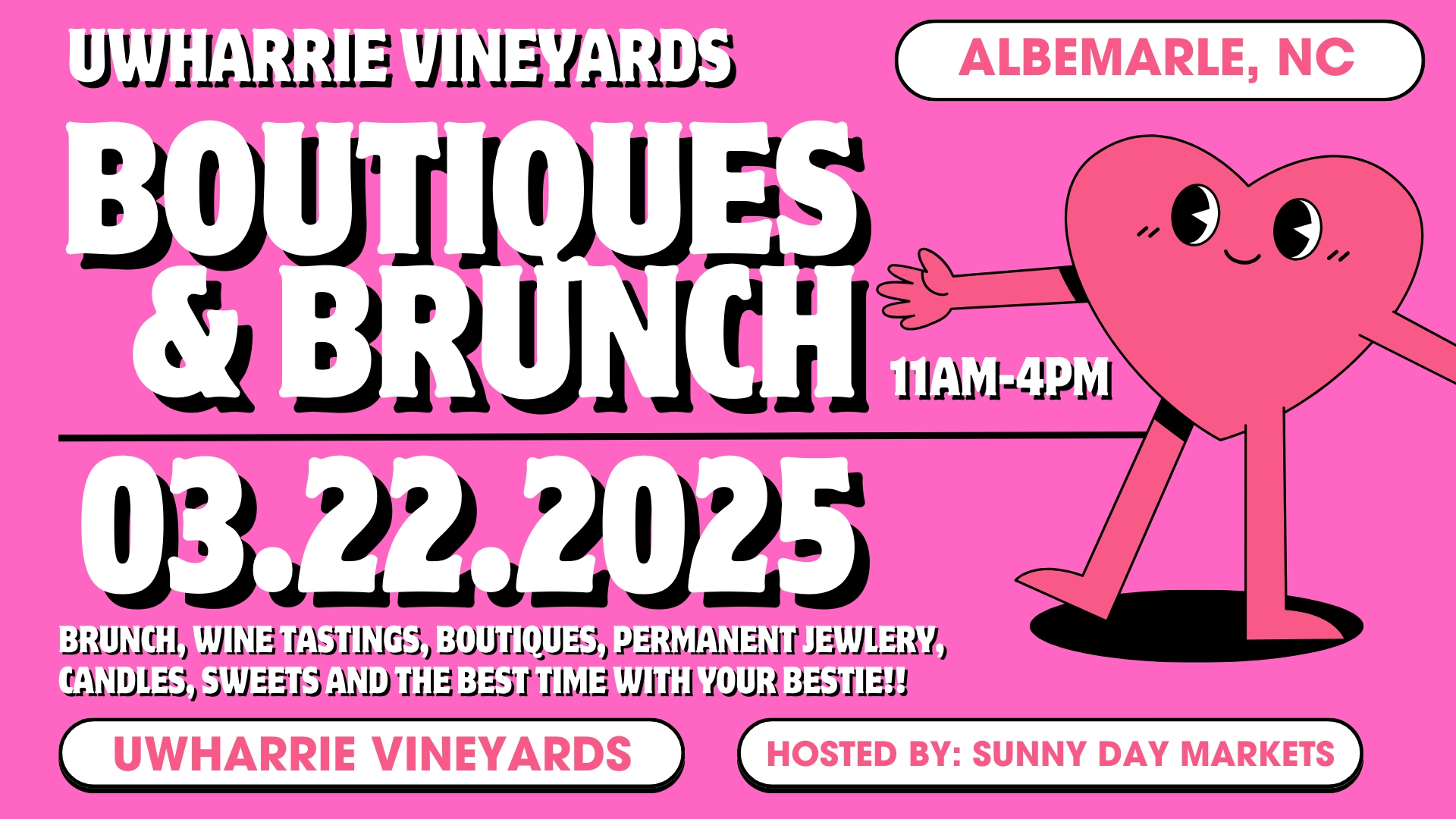 Boutiques & Brunch - Uwharrie Vineyards