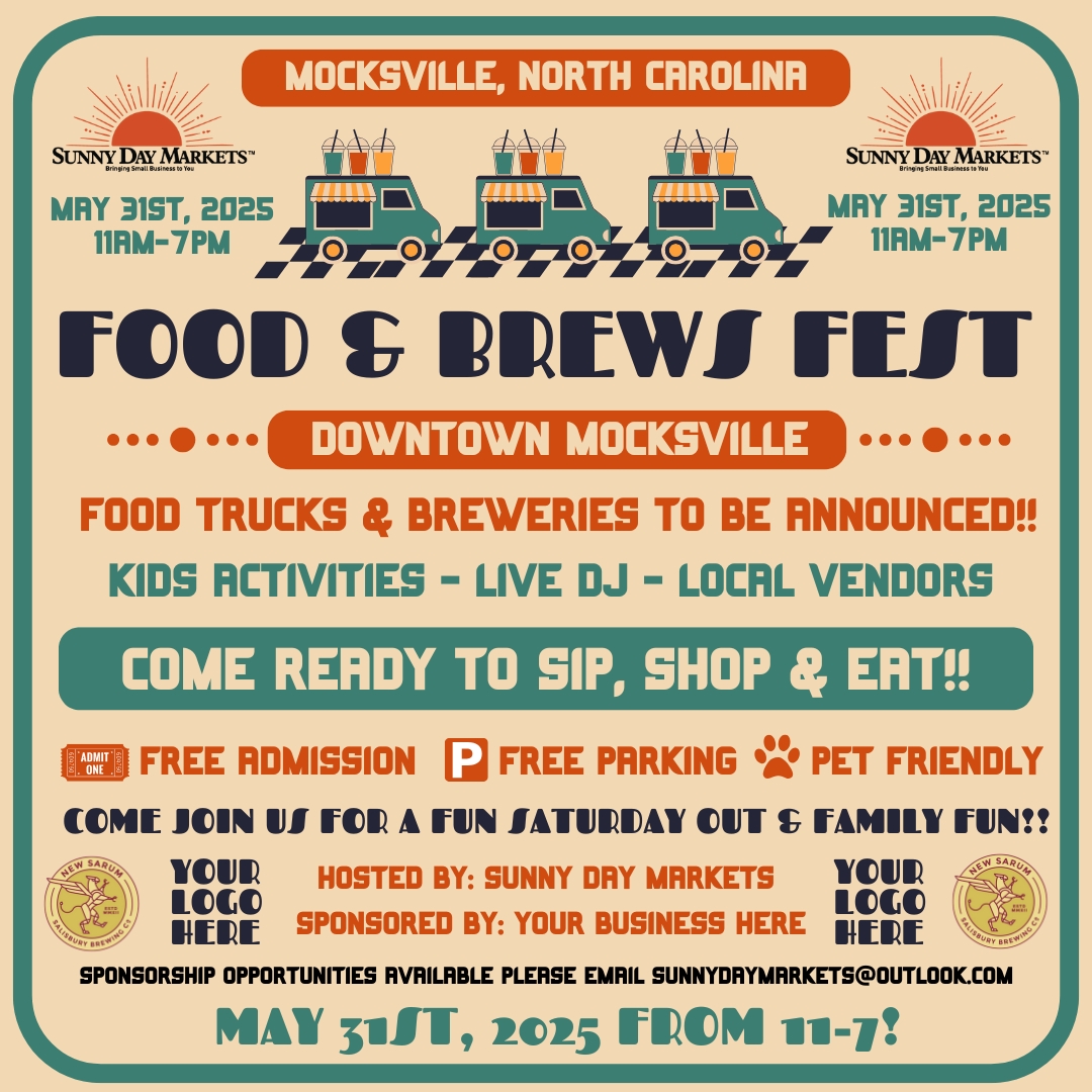 2nd Annual Mocksville Summer Food & Brews Fest