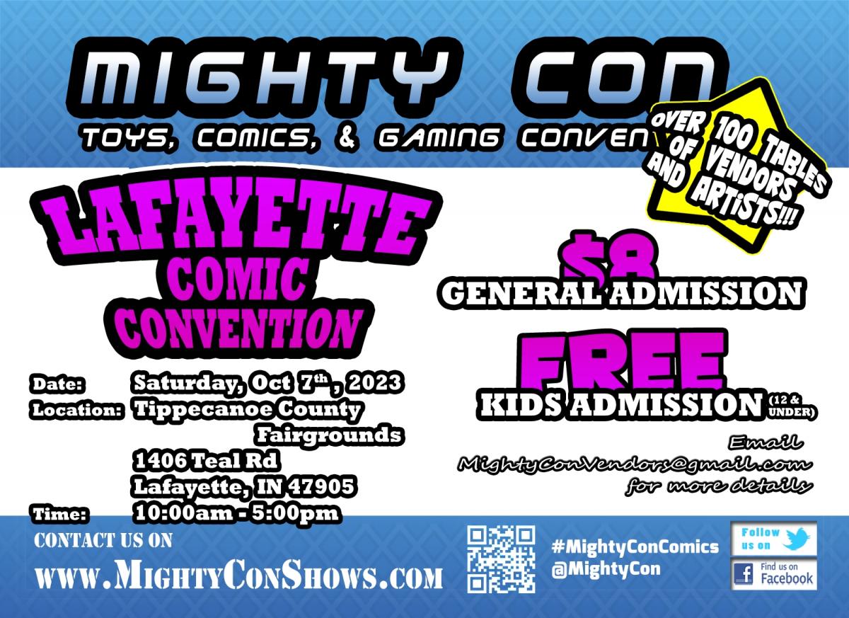 Lafayette Comic con Eventeny