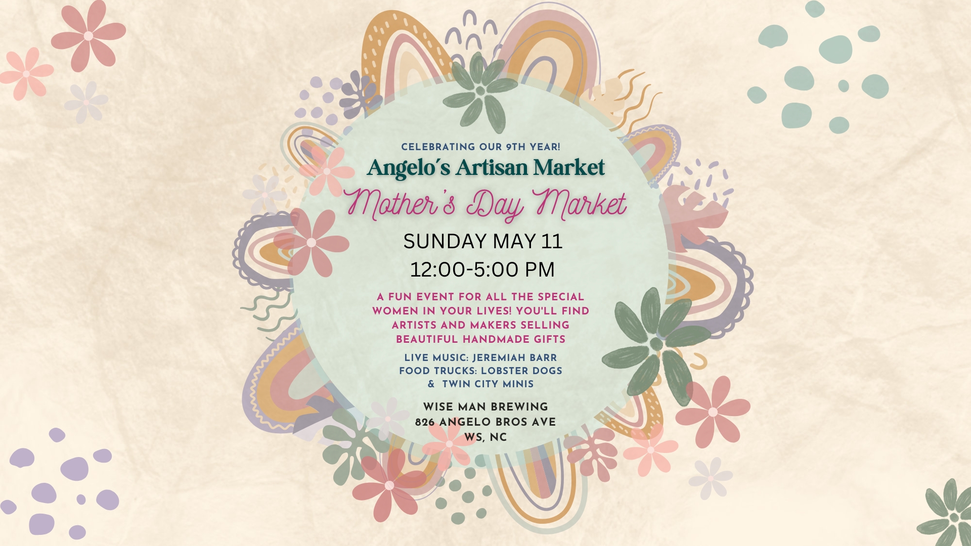 5.11.25 - Angelo's Artisan Mother's Day Market