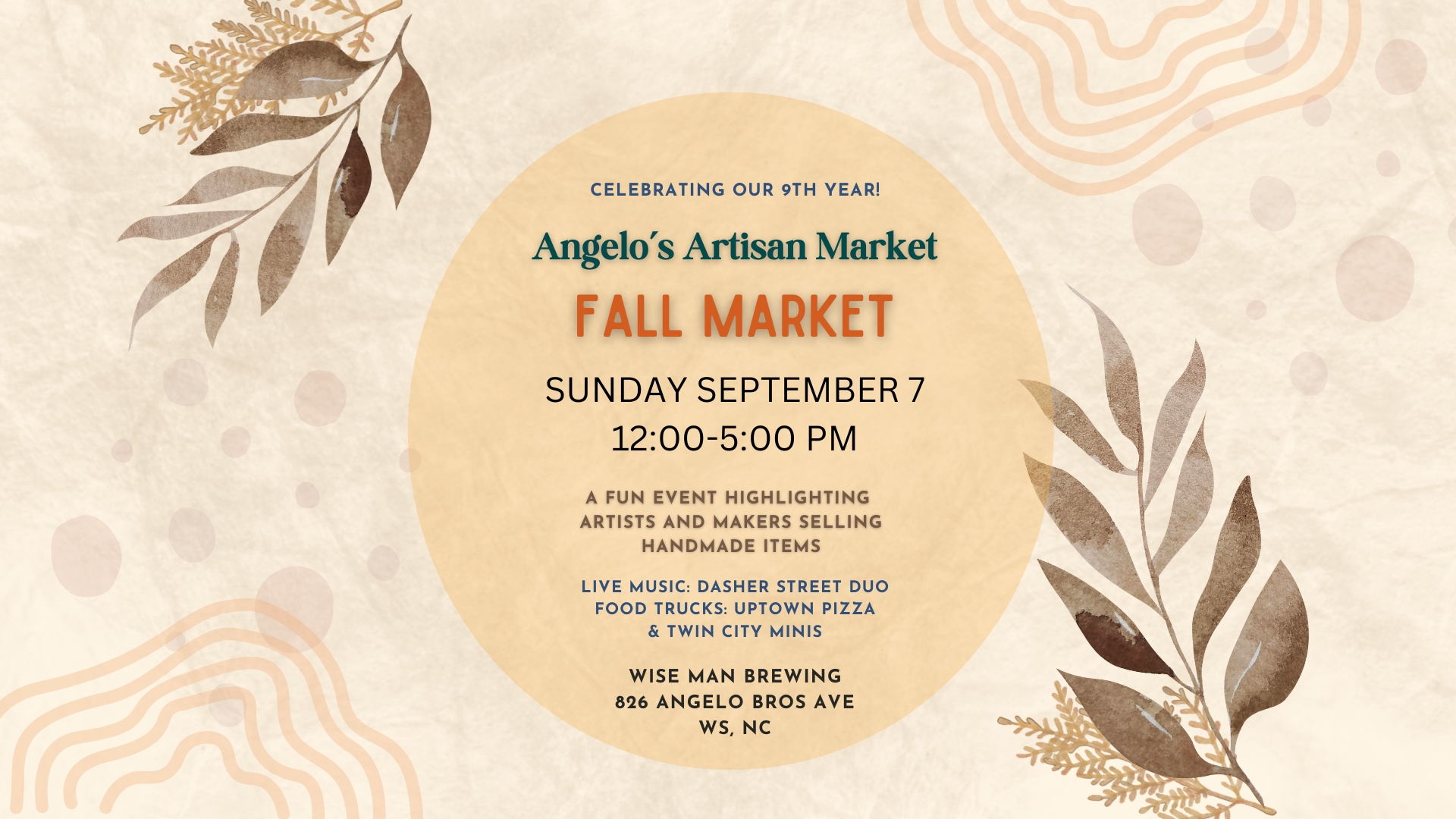 09.07.25 - Angelo's Artisan Fall Market