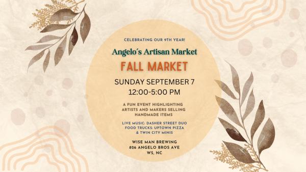 09.07.25 - Angelo's Artisan Fall Market