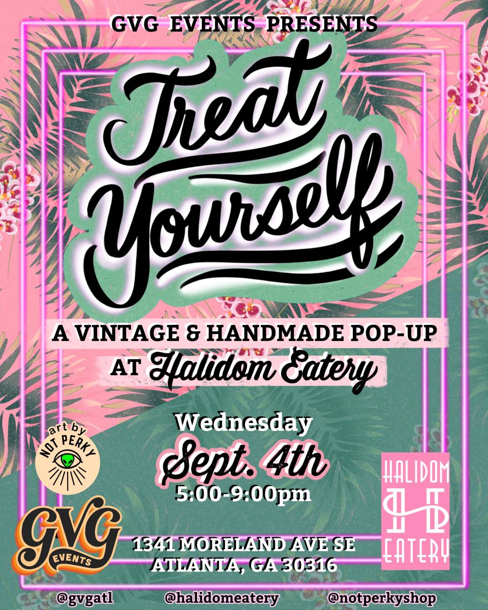 Treat Yourself- A Vintage and Handmade Pop Up at Halidom Eatery - September 4th, 2024