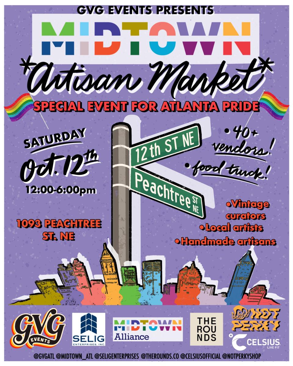 Midtown Artisan Market PRIDE Edition- October 12th, 2024 cover image