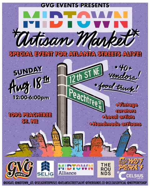 Midtown Artisan Market - August 18th, 2024