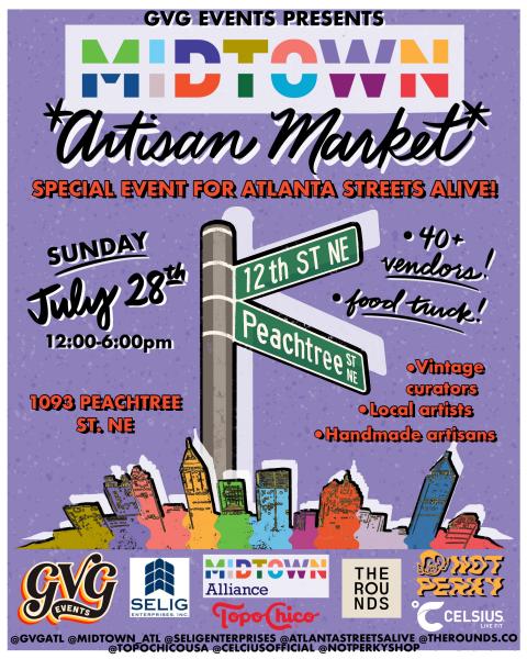 Midtown Artisan Market - July 28th, 2024