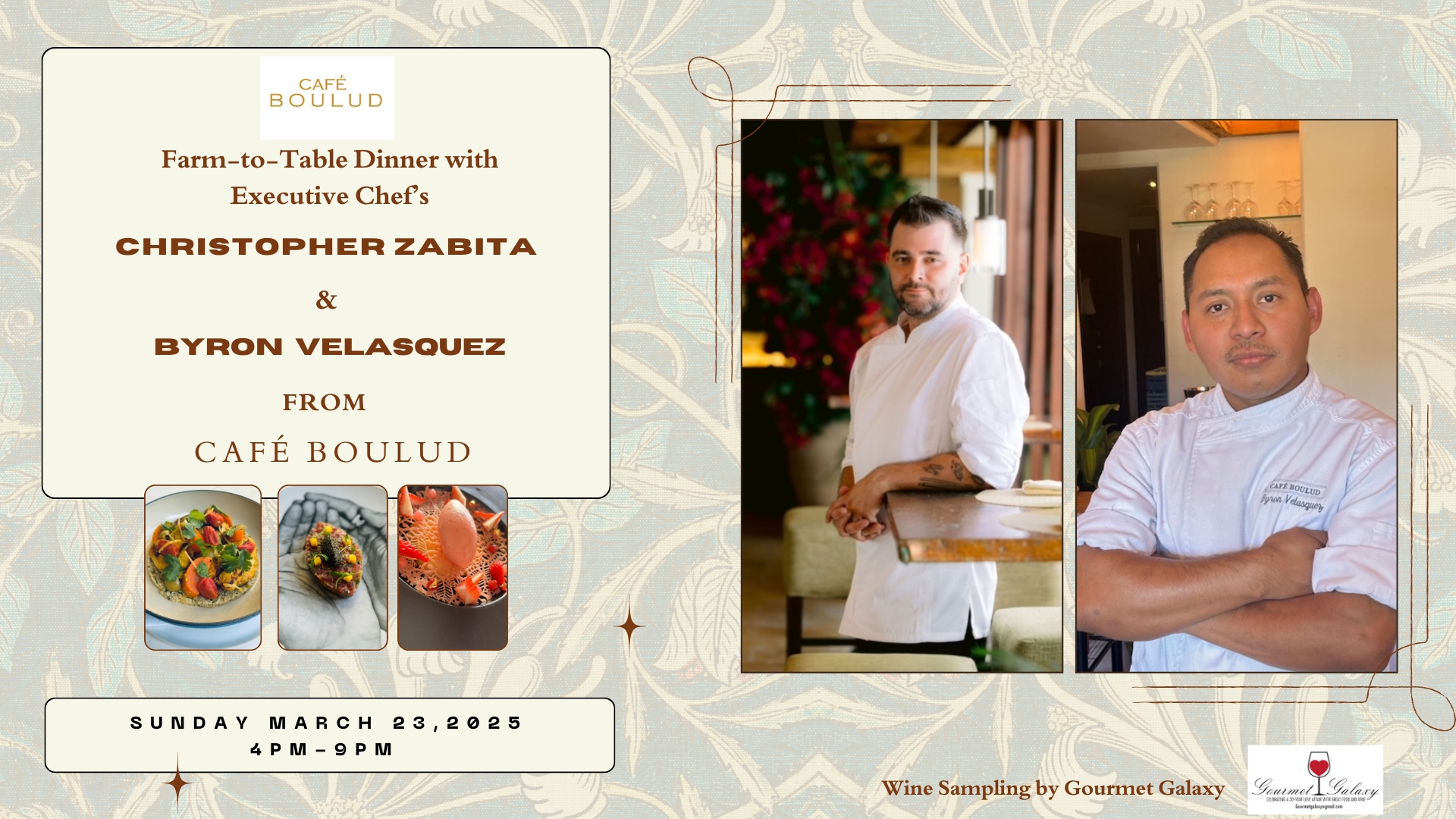 Dinner by Executive Chef's Christopher Zabita and Byron Velasquez  from Café Boulud cover image