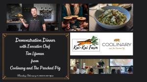 Demonstration Dinner with  Executive Chef Tim Lipman from Coolinary and the Parched Pig cover picture