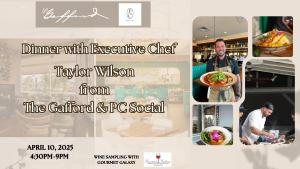 Dinner by Executive Chef Taylor Wilson from The Gafford and Palm City Social cover picture