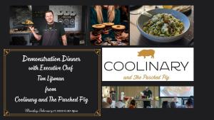 Demonstration Dinner with  Executive Chef Tim Lipman from Coolinary and the Parched Pig cover picture