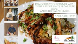 Demonstration Dinner with Chef Aaron Black from Pink Steak and Chef Sarah Black cover picture