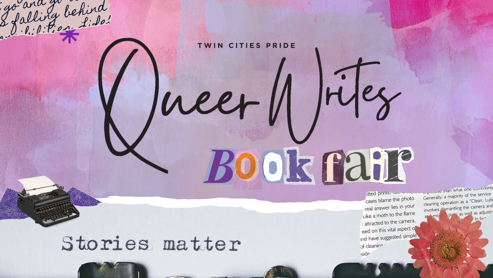 Queer Writes Fall Book Fair cover image