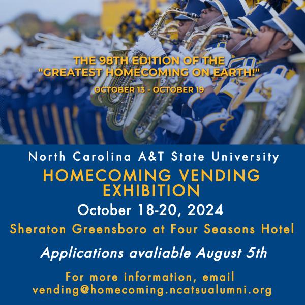 2023 N.C. A&T Homecoming Vendor Exhibition
