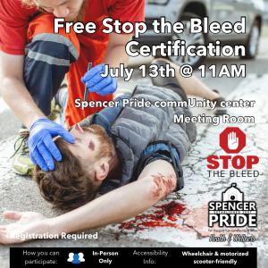 Free Stop the Bleed Certification cover picture