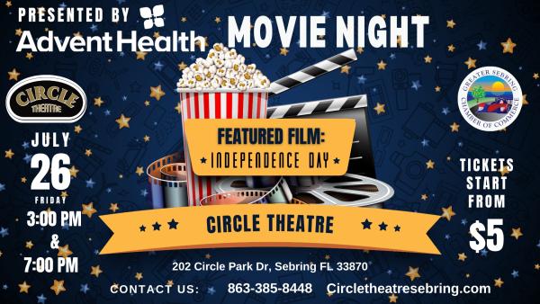 Independence Day Movie Night presented by Advent Health