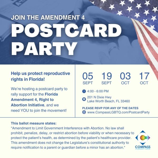 Amendment 4 Postcard Party