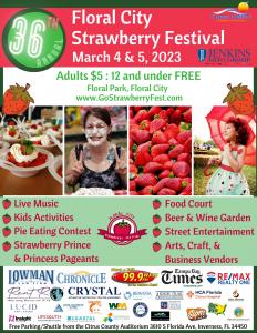 36th Annual Floral City  Strawberry Festival Vendor Application