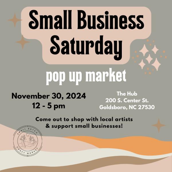 Shop Small Saturday 11/30/24