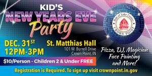 Kid's New Year's Eve Tickets (2 & Under Free) cover picture