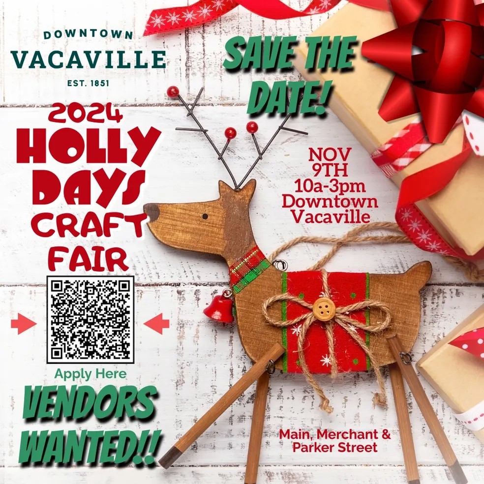 Downtown Vacaville's 2024 Holly Days Craft  Fair cover image