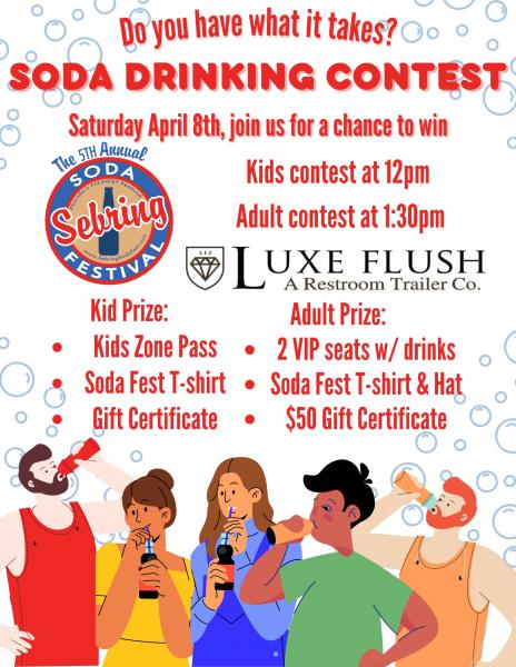 Adult Soda Drinking Contest