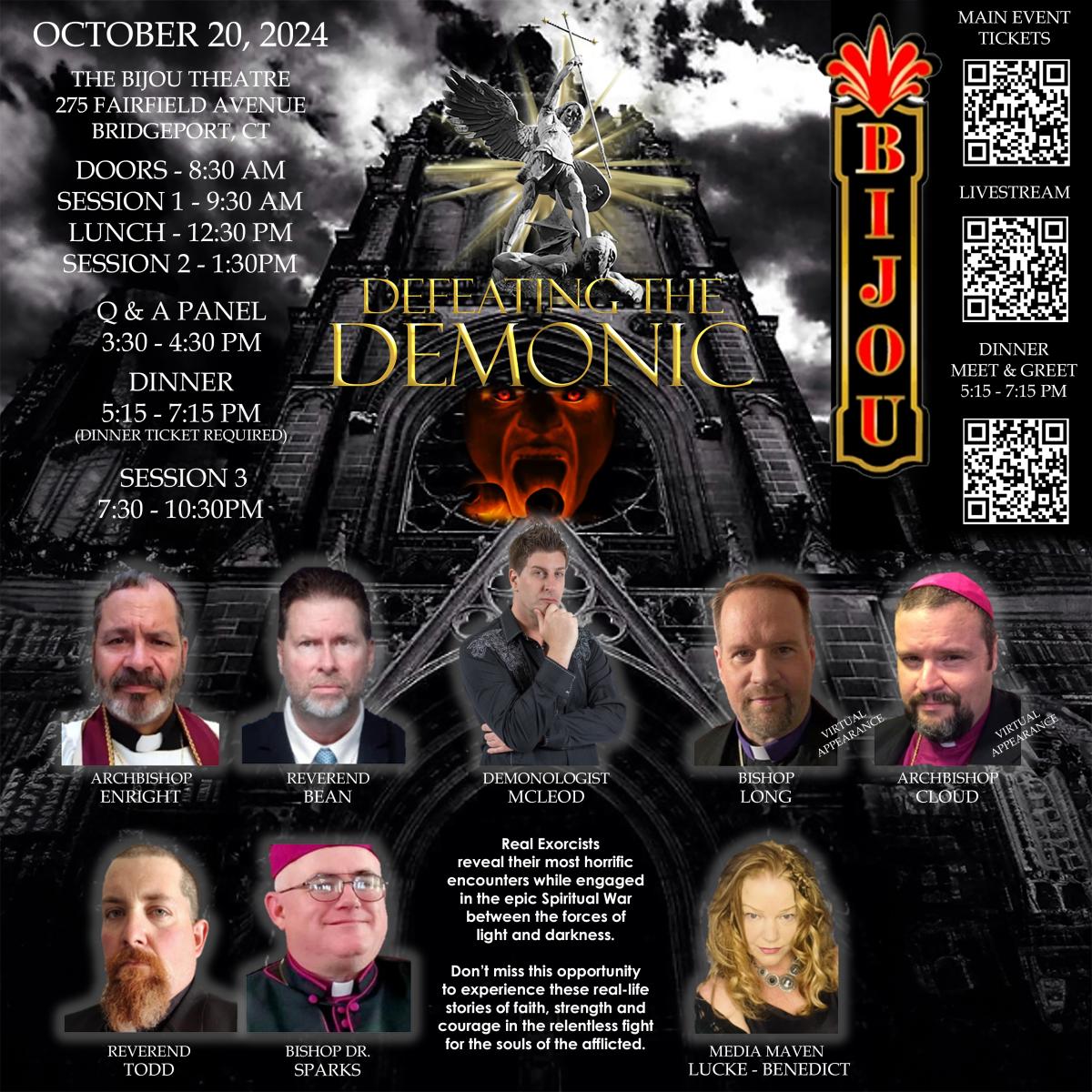 DEFEATING THE DEMONIC - LIVESTREAM TICKET cover image