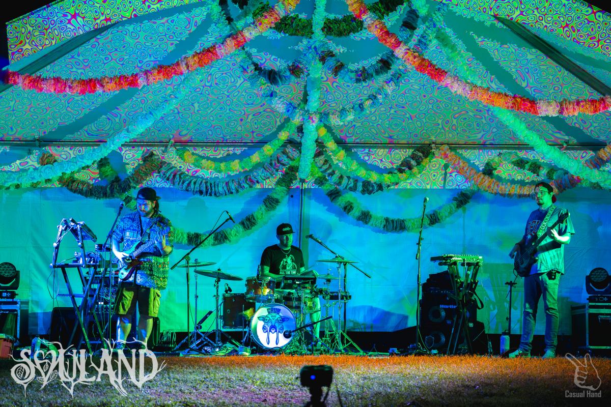 Band playing at Souland Land Music Festival