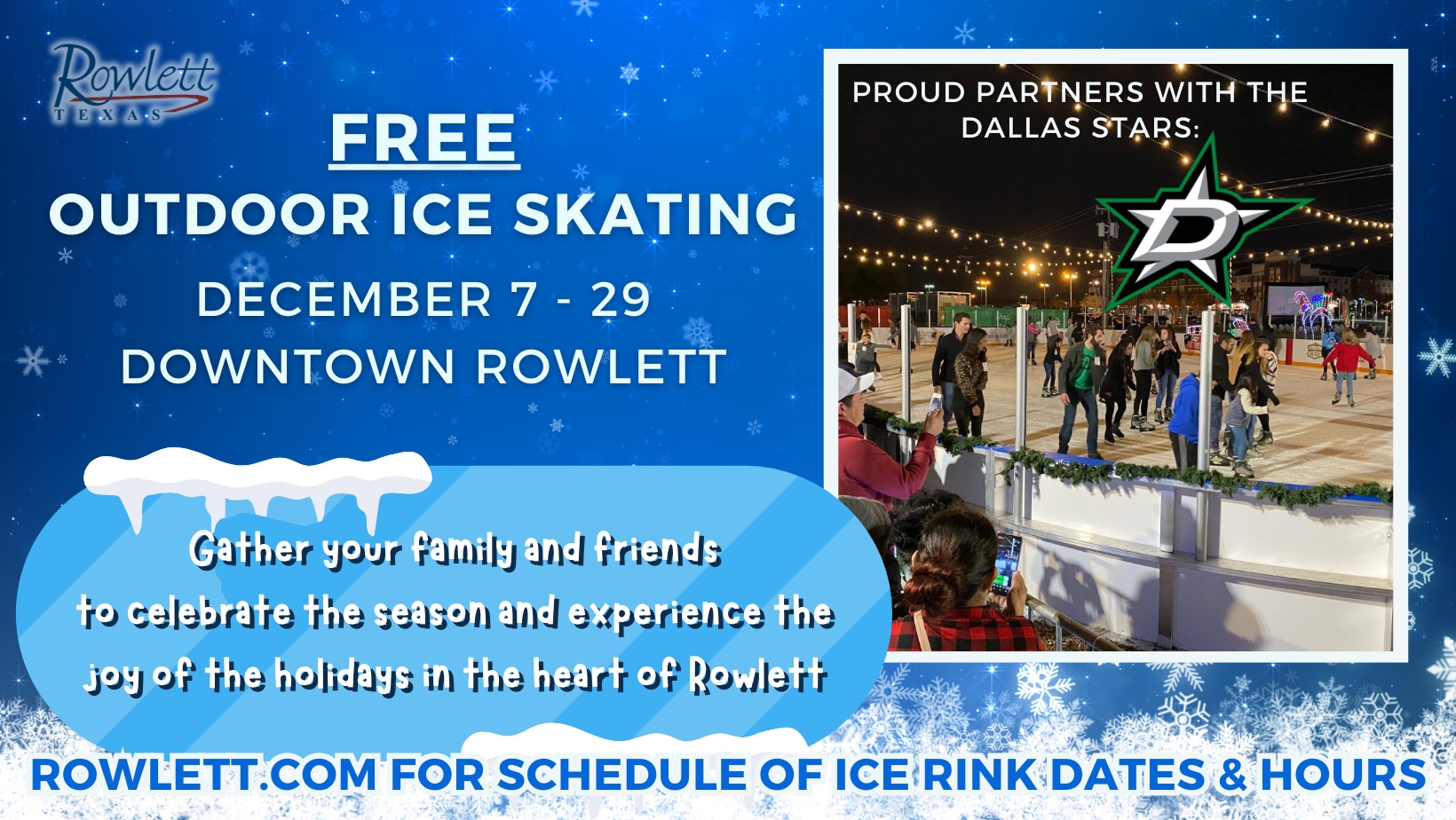 Food Truck Series for Free Ice Skating in December