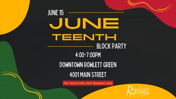 Juneteenth Block Party