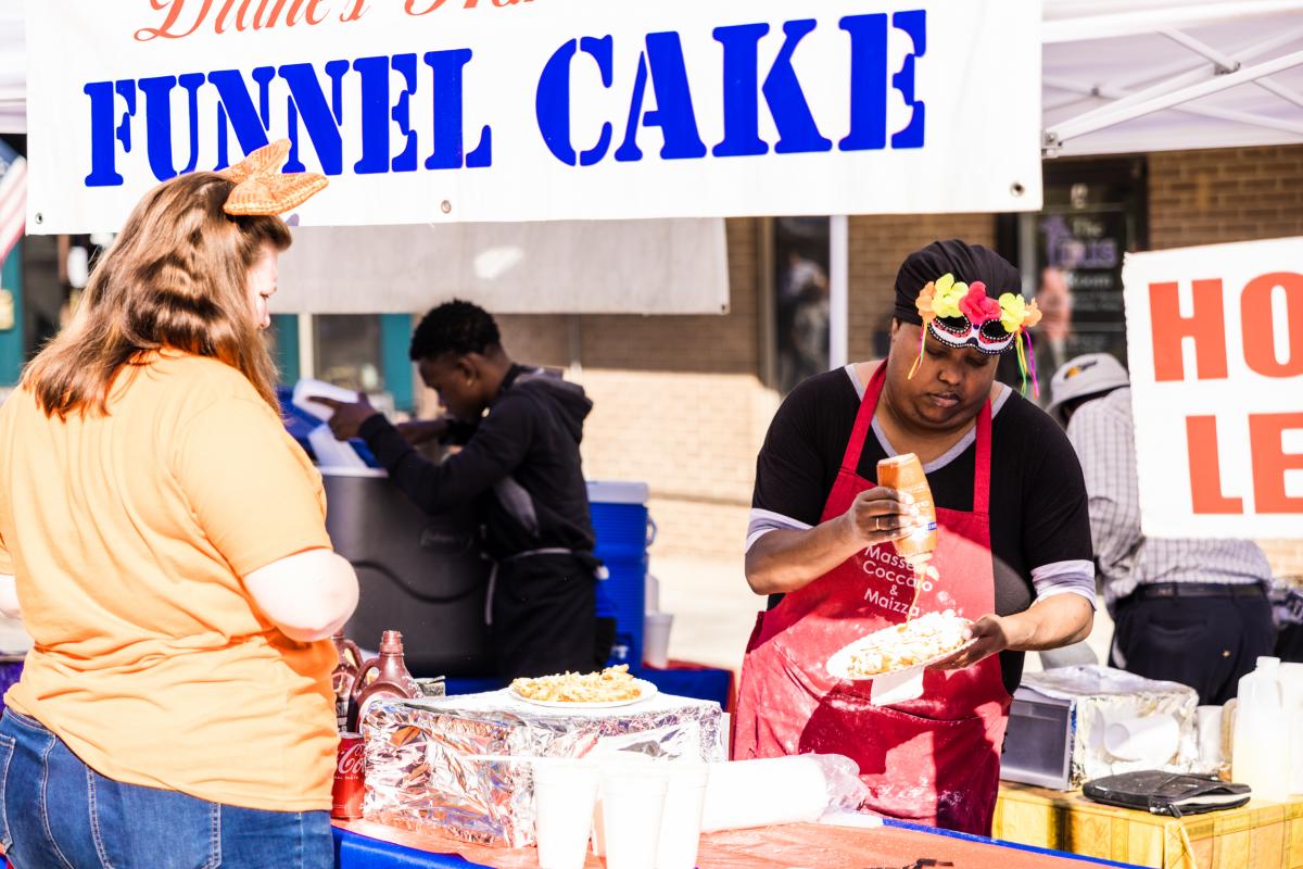 Food vendors at Boofest in Belmont NC