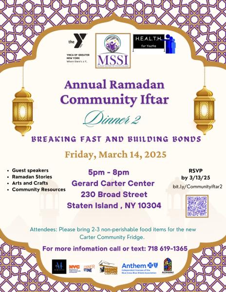 Annual Community Iftar  dinner  At  G C Center