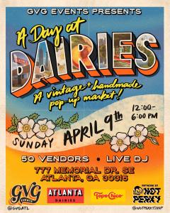 A Day at Dairies- A Vintage and Handmade Pop-Up Market