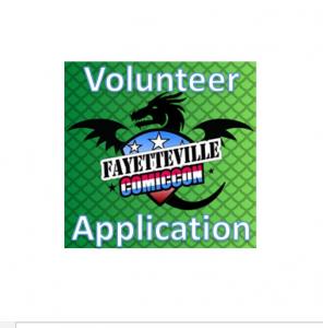 Fayetteville Comic Con Volunteer Application
