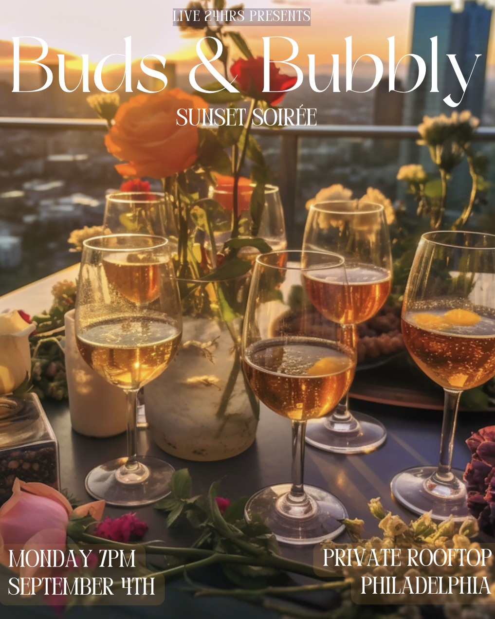 Buds & Bubbly: Sunset Soirée cover image