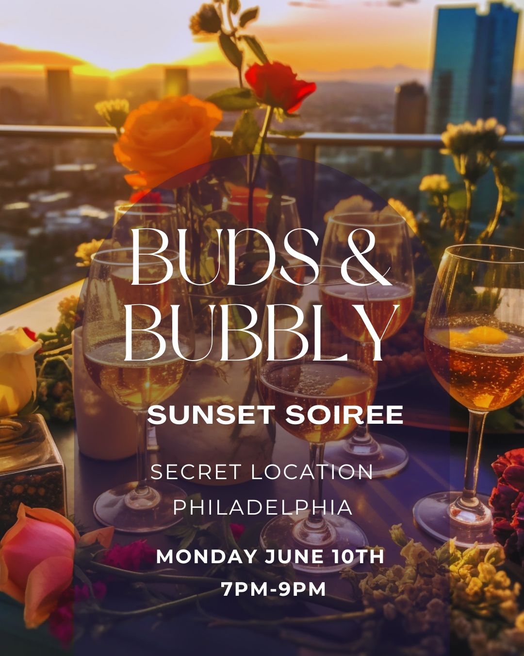 Buds & Bubbly: Sunset Soirée cover image